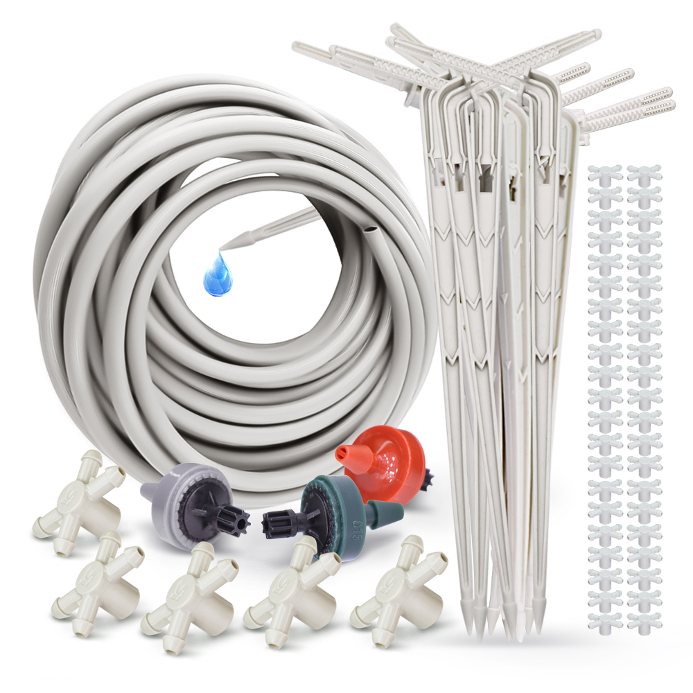 Smart Garden Tower - Kit de irrigação por gotejamento, 20m,