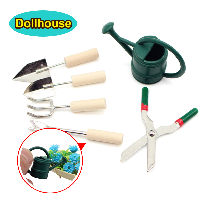 Smart Gardening - 1/12 casa de bonecas simulação rega
