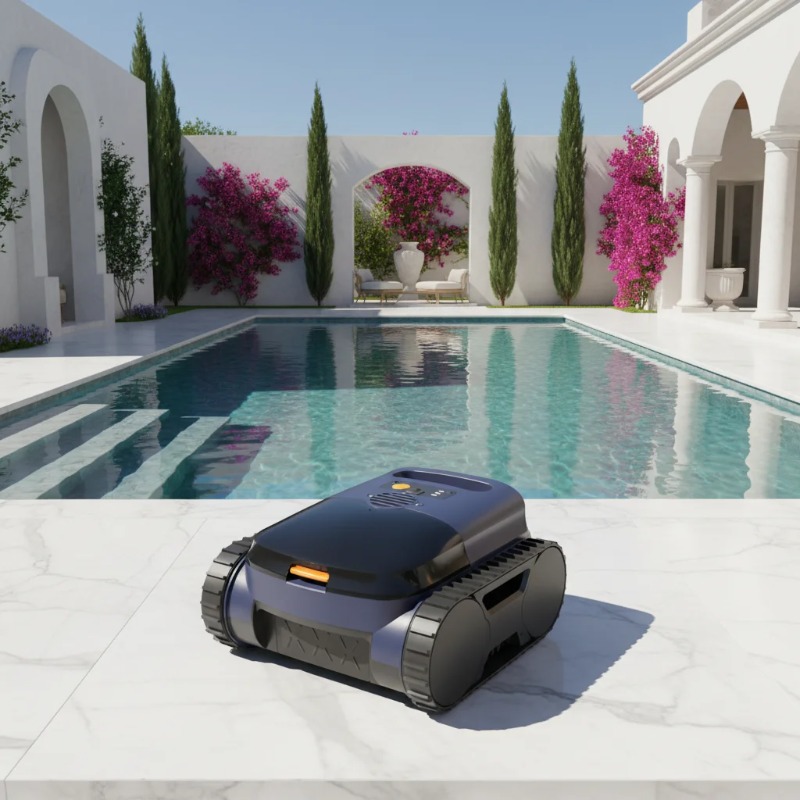Smart Gardening - Aspirador de Piscina Robótico Sem Fio
