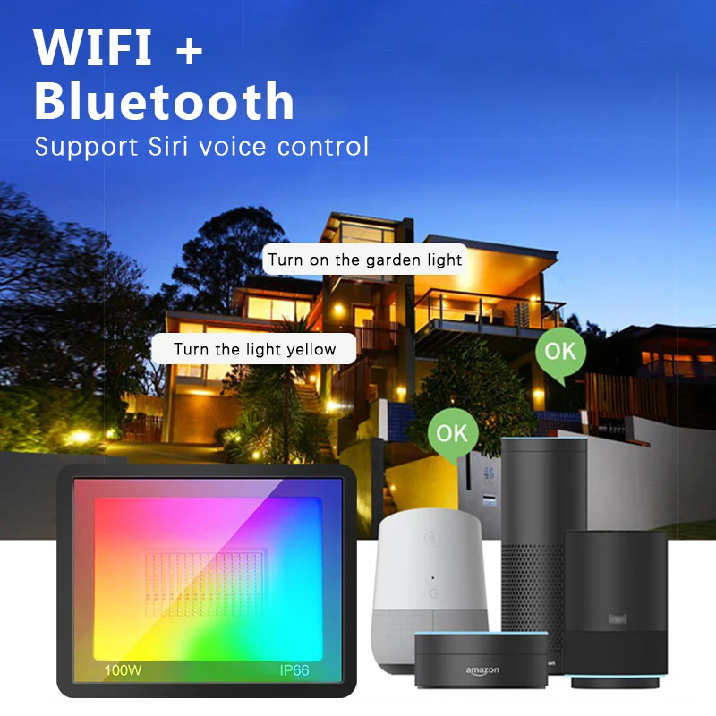 Rgb tuya holofote inteligente  - Smart Garden Drawing avaliação e preço