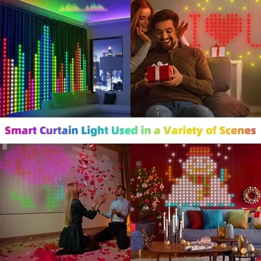 Luzes de Cortina LED Pixel par - Smart Gardening avaliação e preço