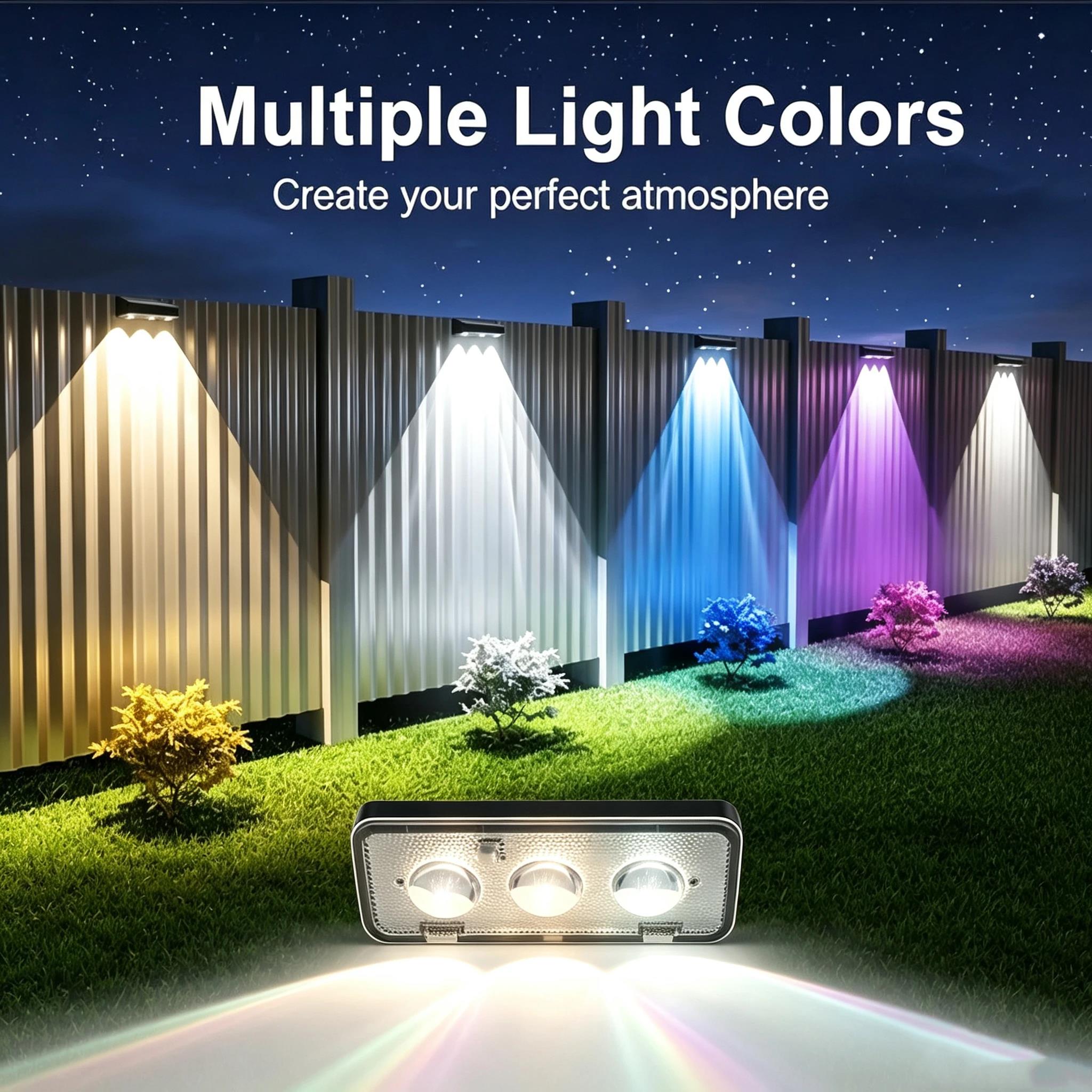 Luzes de Cerca Solares RGB par - Smart Garden Fence & Balcony Hanging Planter avaliação e preço