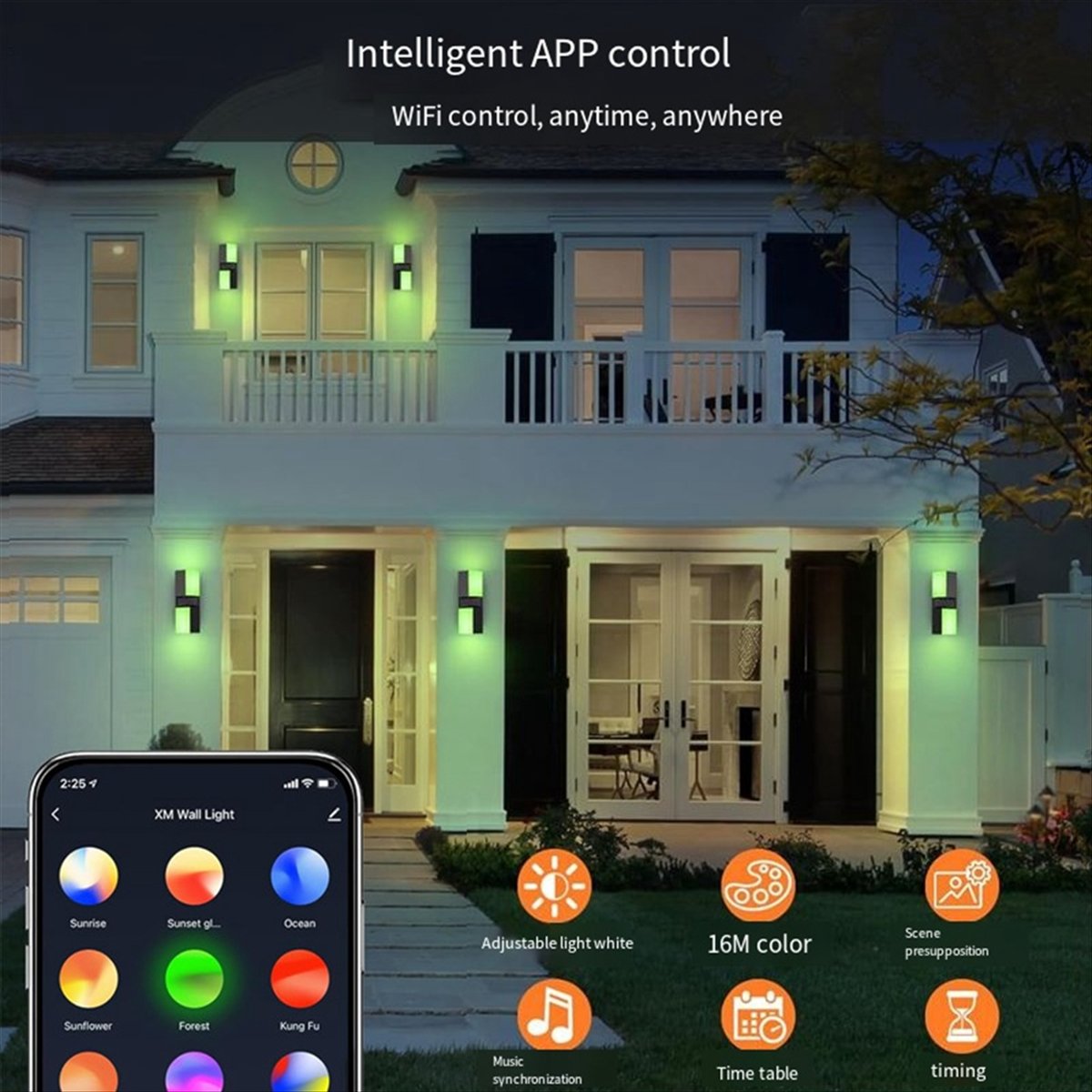 Luminária de Parede LED AA19 c - Smart Garden Fence & Balcony Hanging Planter avaliação e preço