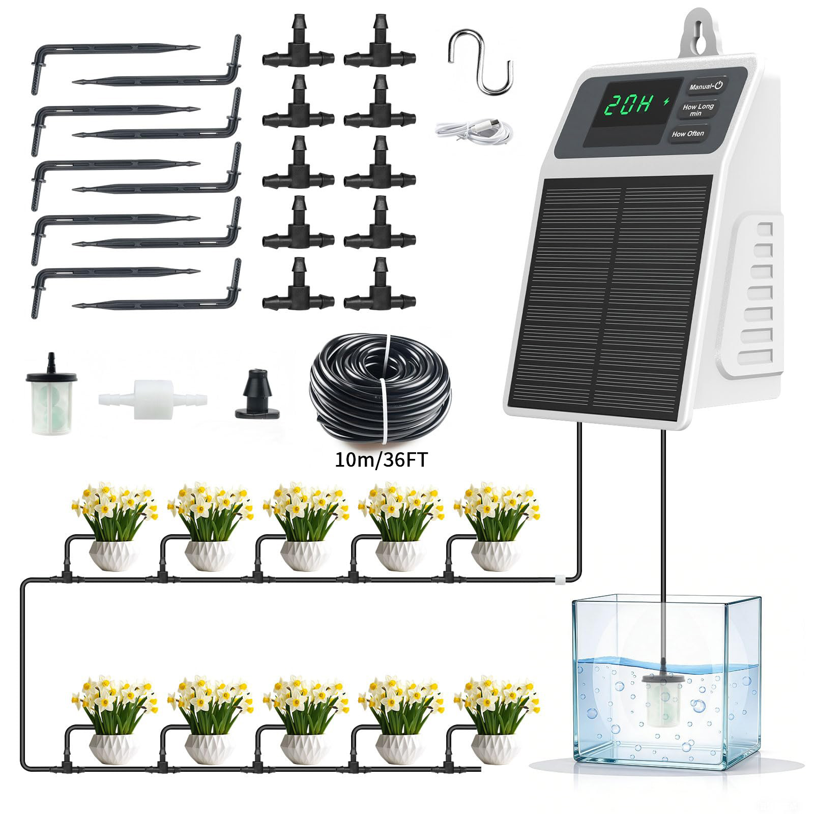 Sistema de Irrigação Solar Aut - Smart Garden Tower avaliação e preço