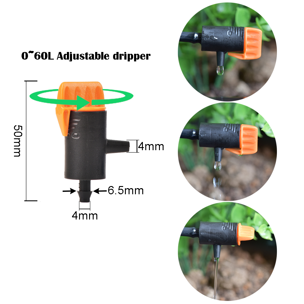 10-50 pces 0 ~ 60l/gotejador a - Smart Gardening avaliação e preço